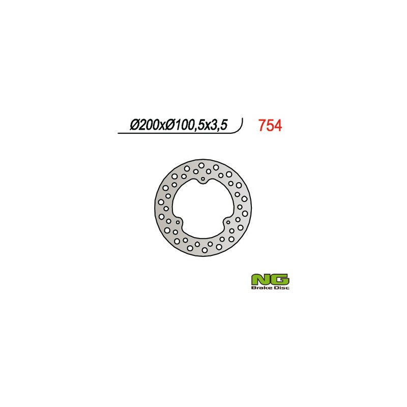 NG Tarcza Hamulcowa Przód Suzuki RM 80/85 (200x100x3,5)