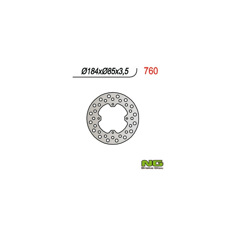 Tarcza hamulcowa tył Kawasaki, Suzuki RM 80/85 (86-04) - Sklep Moto