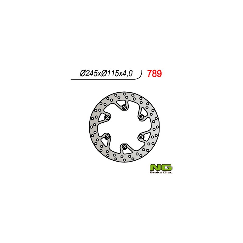 Tarcza hamulcowa tył Yamaha YZ 125/250 (02-18) YZF/WRF (02-18) Suzuki RM 125/250