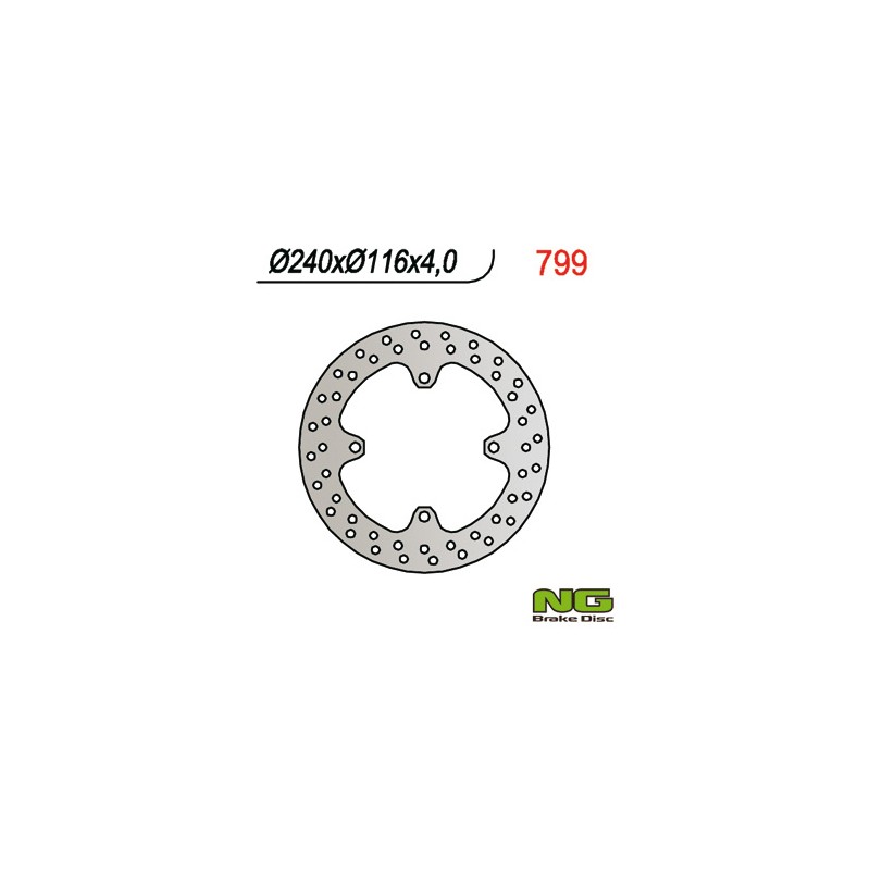 Tarcza hamulcowa tył Kawasaki KX 125/250 (03-08), KXF 250 (04-19), 450 (05-19), Suzuki RMZ 250 (04-06)