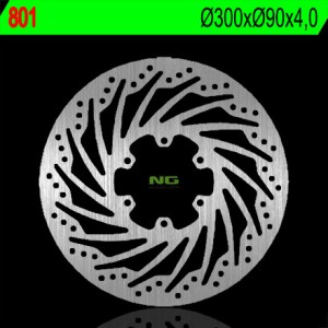 Tarcza hamulcowa przód Aprilia RS 50 '07-'08, Beta 50/125, Derbi 50/80/125 (300x90x4) (6x6,5mm)