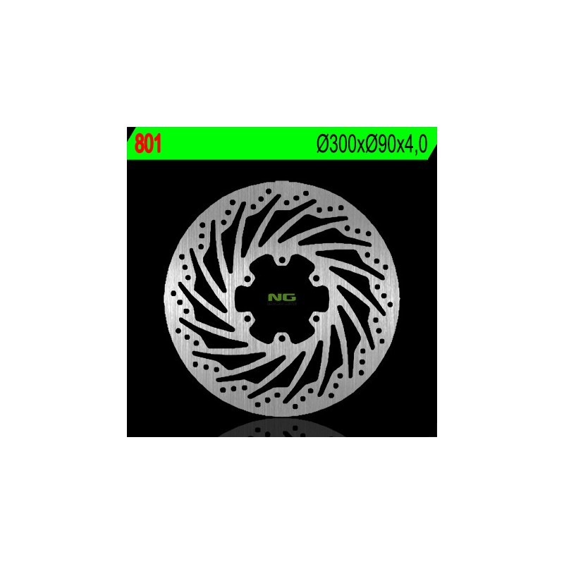 Tarcza hamulcowa przód Aprilia RS 50 '07-'08, Beta 50/125, Derbi 50/80/125 (300x90x4) (6x6,5mm)