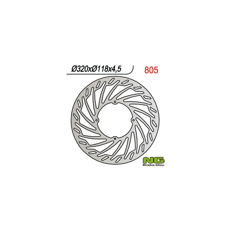 Tarcza hamulcowa przód Honda XR 400/600/650 (320x118x3) - oversize