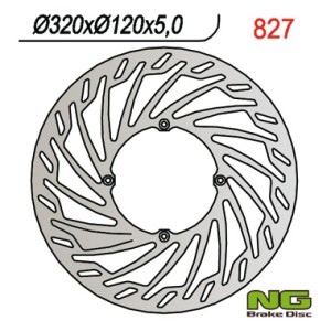 Tarcza hamulcowa przód Husqvarna SMR 570 (00-03) 320x120x5 Oversize