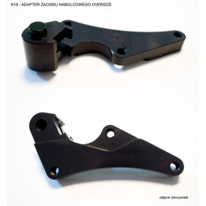 Adapter zacisku hamulcowego 320 mm do Honda CR 125/250/500, CFR 450R, XR 250/400/600/650