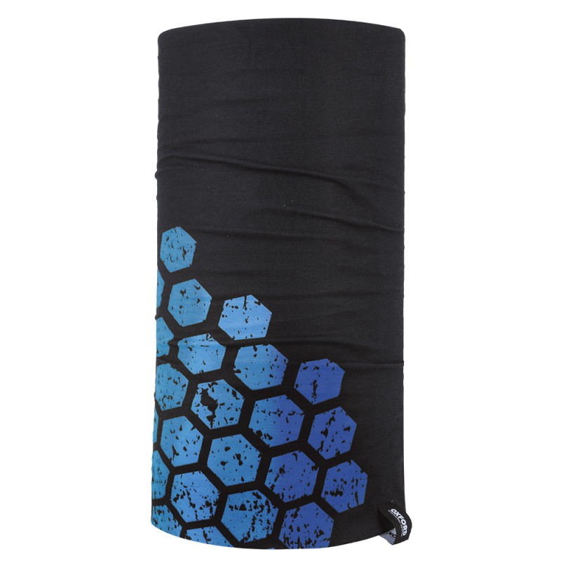 Oxford Kołnierz Wielofunkcyjny Wiatroodporny Comfy Hex 3 Sztuki Czarny/Niebieski