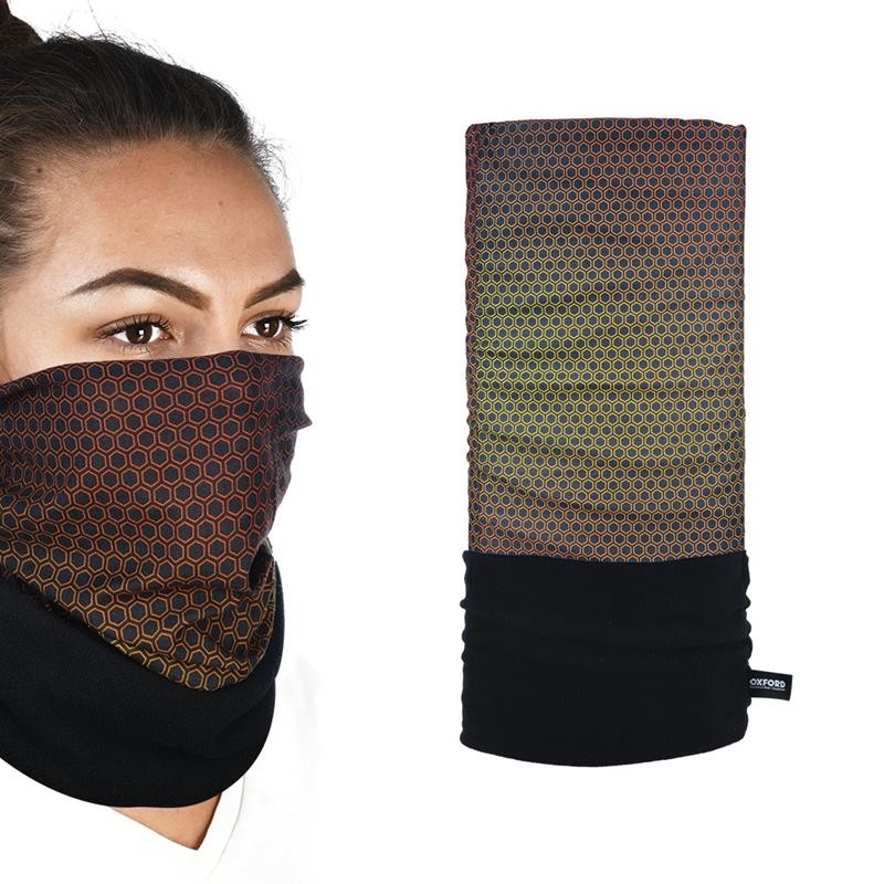 Oxford Promocja Kołnierz Ocieplający Snug Havoc Orange Kolor Czarny/Pomarańczowy