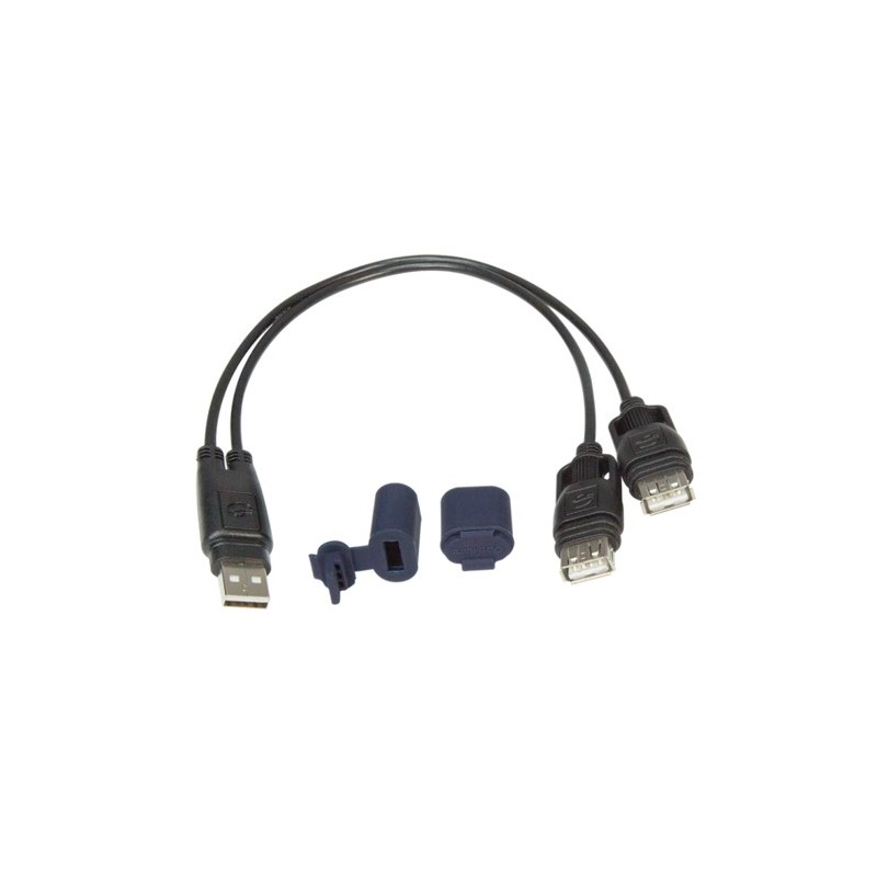 OPTIMATE ROZDZIELACZ KABLA USB Z OSŁONĄ WODOODPORNĄ (EL) - 30 CM