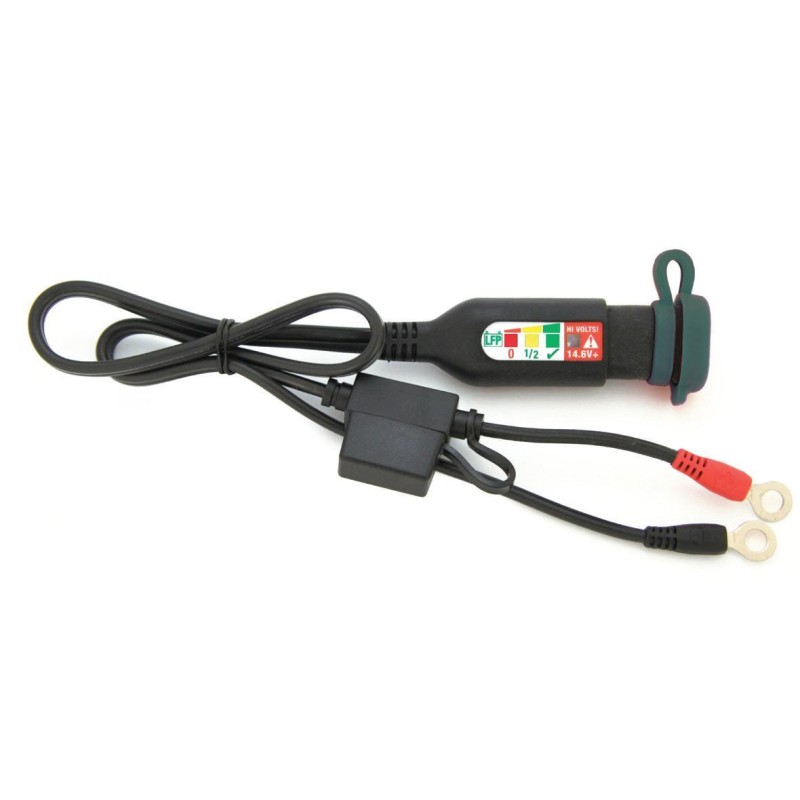 Przewód do ładowarki akumulatora z wskaznikiem naładowania i złączem SAE