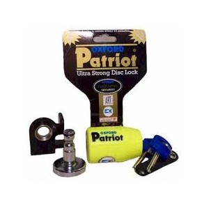 Blokada tarczy hamulcowej Patriot kolor żółty fluo