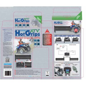 Manetki podgrzewane Oxford Essential ATV/Quad z panelem sterującym do kierownicy 22mm