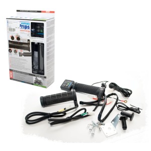 Manetki podgrzewane premium ATV 22mm - długość 121-130mm