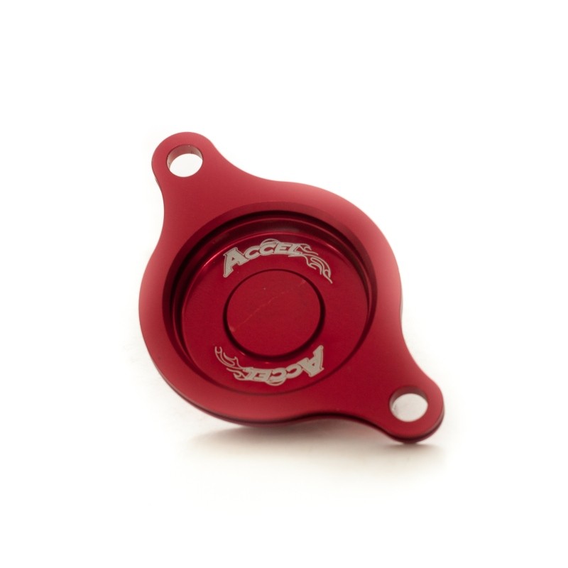 Pokrywa filtra oleju Honda CRF 450R '09-16 - czerwona