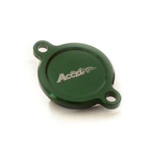 accel pokrywa filtra oleju kawasaki kxf 450 \'16-20 kolor zielony - promocja