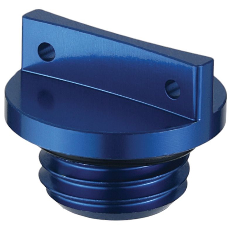 Korek wlewu oleju Yamaha WR250F '06-'13, Honda CRF kolor niebieski - sklep motocyklowy