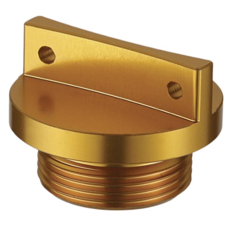 Korek wlewu oleju Suzuki RM/RMZ '82-'18 kolor złoty - GWINT M20X1,5