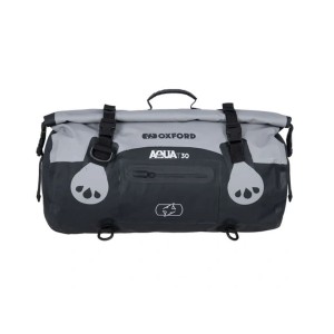 Torba wodoodporna Oxford Aqua T-30 Rollbag 30L czarno-szara