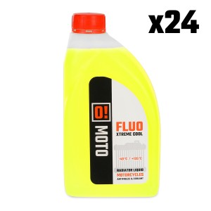 OMOTO ZESTAW 24 SZTUKI PŁYN DO CHŁODNIC 1L O! FLUO XTREME COOL+135 GOTOWY DO UŻYCIA