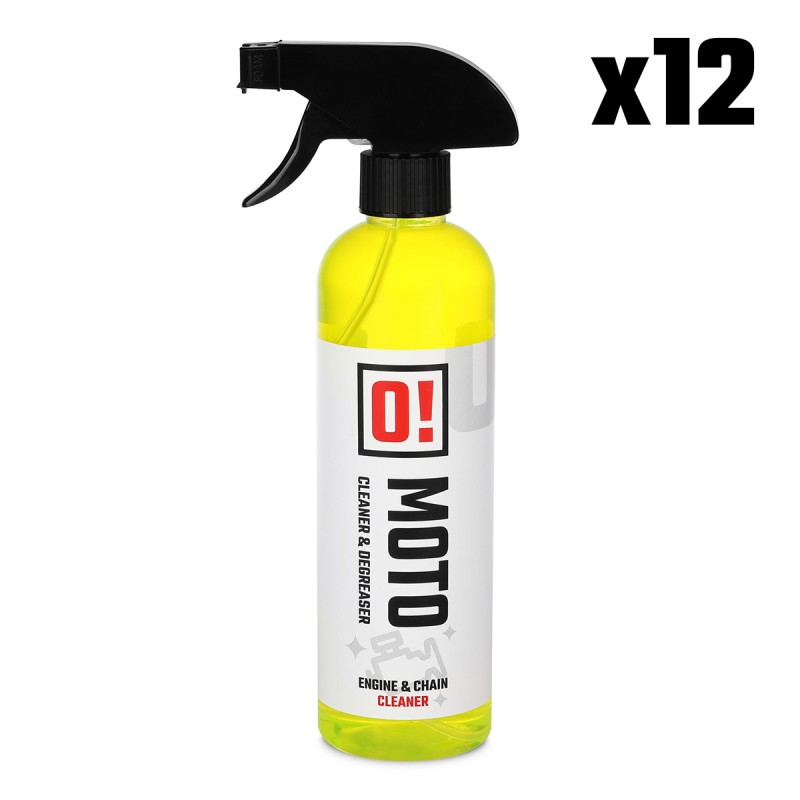 OMOTO ZESTAW 12 SZTUK PŁYN DO MYCIA SILNIKA I ŁAŃCUCHA 500ML O! CHAIN AND ENGINE CLEANER