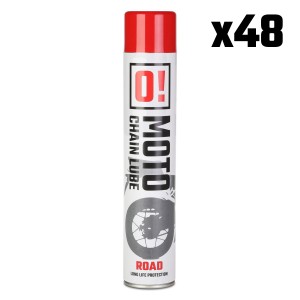 OMOTO ZESTAW 48 SZTUK SPRAY SMAR DO ŁAŃCUCHA 750ML ROAD O! CHAIN LUBE (O!MOTO)