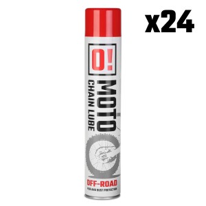 OMOTO ZESTAW 24 SZTUKI SPRAY SMAR DO ŁAŃCUCHA 750ML OFF ROAD O! CHAIN LUBE