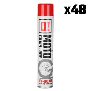 OMOTO ZESTAW 48 SZTUK SPRAY SMAR DO ŁAŃCUCHA 750ML OFF ROAD O! CHAIN LUBE