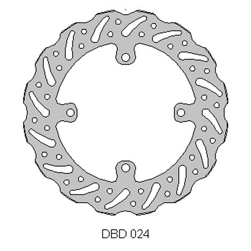 Tarcza hamulcowa przód Suzuki RMZ 250/450, RMX450, 250x118x3mm