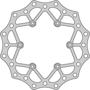 Tarcza hamulcowa tył Yamaha YZ 125 '02-21, WRF 250 '02-21, WR 250 '02-07, YZ/YZF 250 '02-21, WRF/YZF '02-21 - Delta Braking