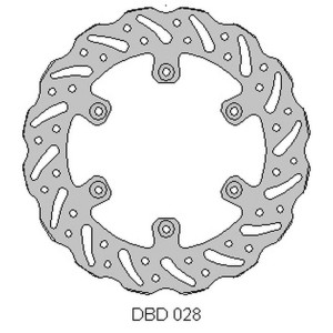 Tarcza hamulcowa tył Yamaha YZ 125, WRF 250, WR 250, YZ/YZF 250, WRF/YZF '02-21