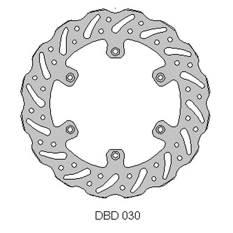 Tarcza hamulcowa przód Yamaha WR 125 '92-00, YZ 125 '90-00, WR/YZ 250 '90-00, WRF/YZF 400/426 '98-00