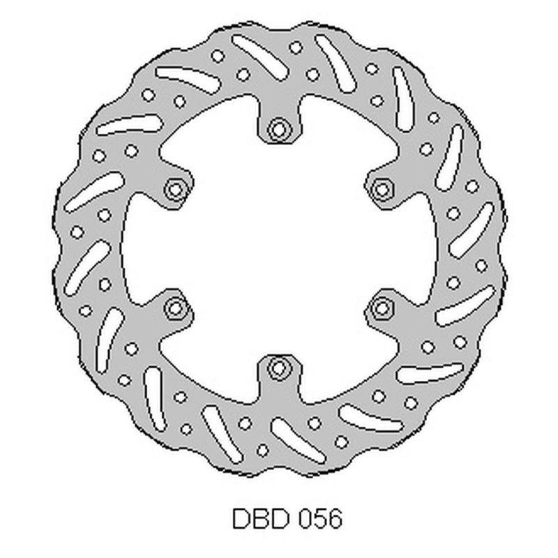 Tarcza hamulcowa tył Beta 2T/4T '13-21, Wave (220x108,2x4mm) (6x6,5mm)