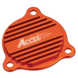 Pokrywa pompy oleju KTM EXC 350/400/450/500/530 '08-'12, SXF350 '11-'12 - kolor pomarańczowy - promocja