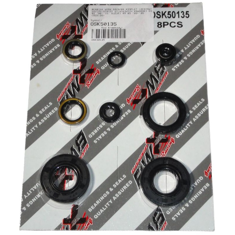 Zestaw Uszczelniaczy Silnikowych Kawasaki KX 65, Suzuki RM 85 - BEARING WORX (822135)
