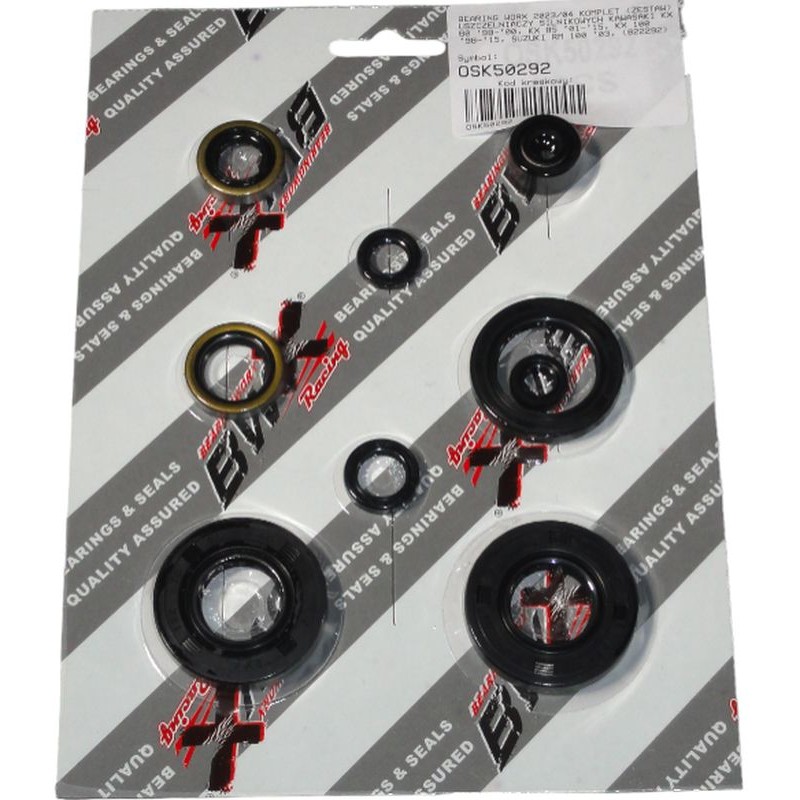 Zestaw uszczelniaczy silnikowych Kawasaki KX 80/85/100, Suzuki RM 1