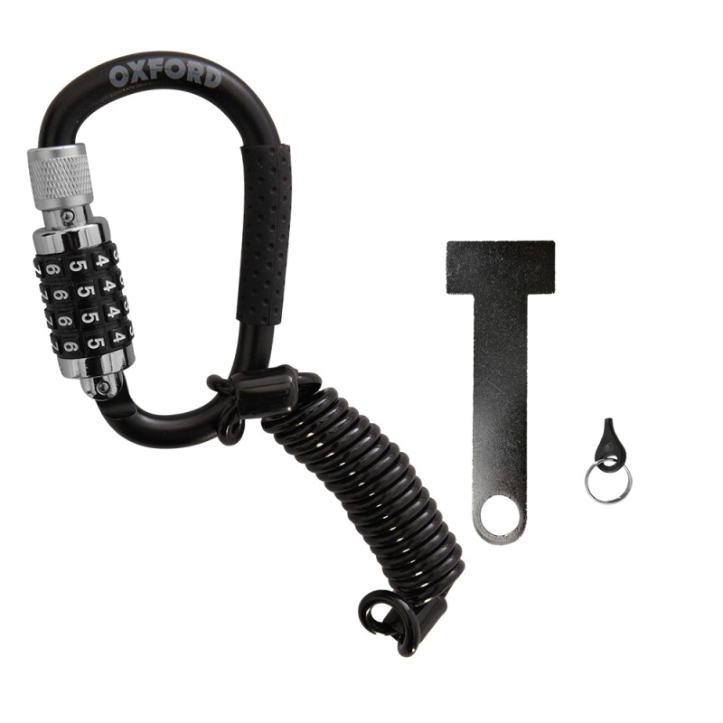 Zabezpieczenie antykradzieżowe do kasku i odzieży Oxford