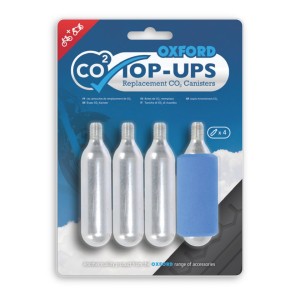 OXFORD NABÓJ CO2 DO POMPOWANIA OPON - Z GWINTEM (4 SZTUKI)