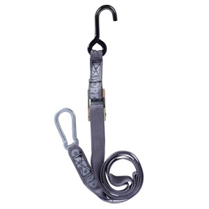 Pasy z klamrą do mocowania motocykla - kolor srebrny, długość 2m