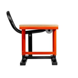 Stojak/podnośnik/podstawka pod motocykl cross - drewno kolor pomarańczowy