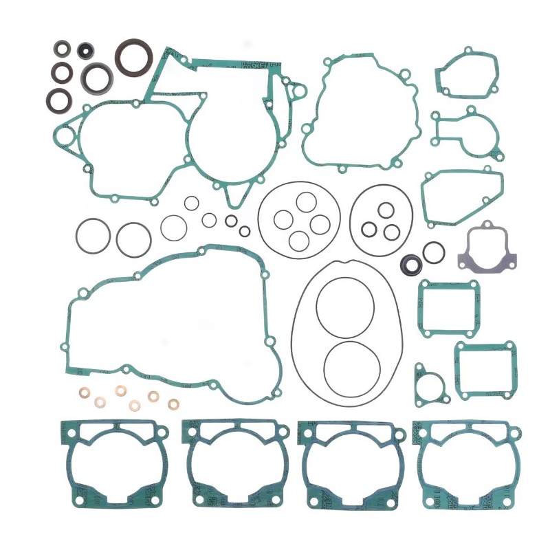 ATHENA KOMPLET USZCZELEK BETA 250/300RR '13-24 (2T) z uszczelniaczami silnikowymi
