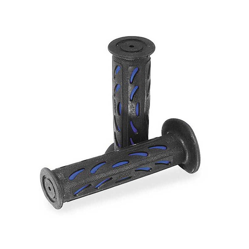 Manetki PROGRIP PG724 Road 22+25mm czarno-niebieskie 125mm - Wyprzedaż