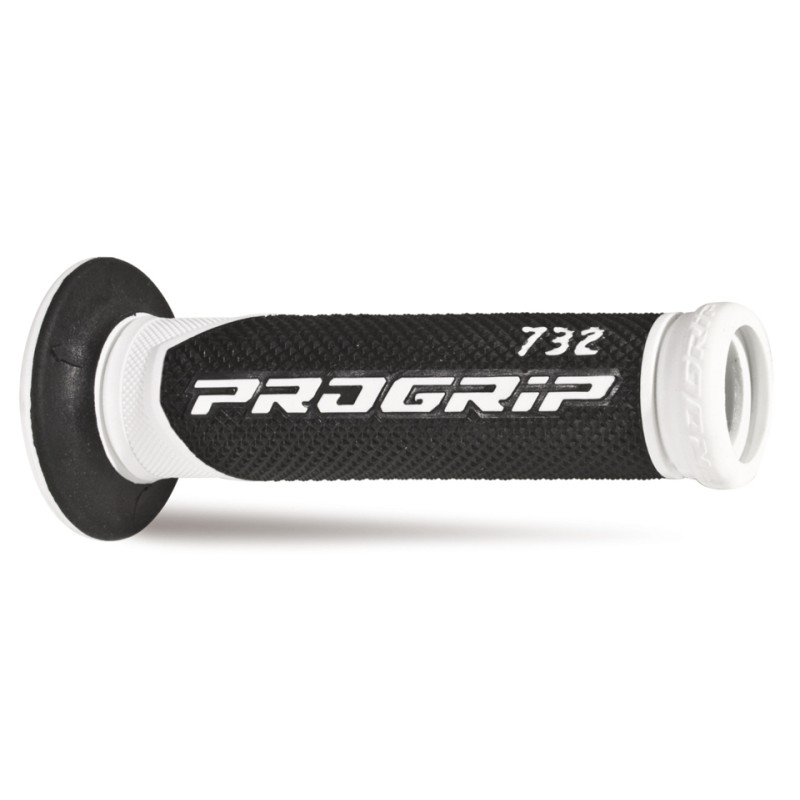 PROGRIP MANETKI PG732 ROAD (22+25MM, DŁ.125MM) KOLOR BIAŁY/CZARNY (DWUSKŁADNIKOWE) (732-137)