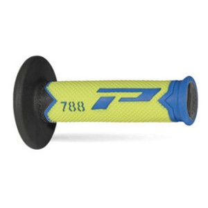 PROGRIP MANETKI PG788 OFF ROAD (22+25MM, DŁ.115MM) KOLOR JASNY NIEBIESKI/ŻÓŁTY FLUO/CZARNY