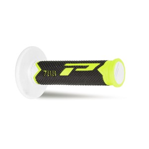 PROGRIP MANETKI PG788 OFF ROAD (22+25MM, DŁ.115MM) KOLOR ŻÓŁTY FLUO/CZARNY/BIAŁY (TRÓJSKŁADNIKOWE) (788-255) (PG788/25)