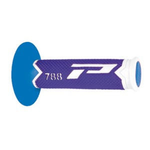 PROGRIP MANETKI PG788 OFF ROAD (22+25MM, DŁ.115MM) KOLOR BIAŁY/NIEBIESKI/JASNO NIEBIESKI