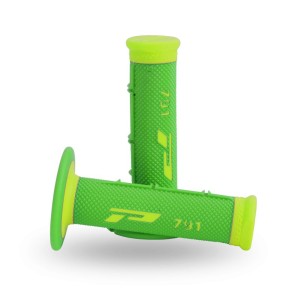 Manetki Progrip PG791 Off Road 22+25mm Zielone/Żółte Fluorescencyjne