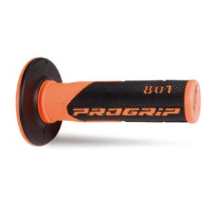 PROGRIP MANETKI PG801 OFF ROAD (22+25MM, DŁ.115MM) KOLOR POMARAŃCZOWY FLUO/CZARNY