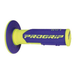 PROGRIP MANETKI PG801 OFF ROAD (22+25MM, DŁ.115MM) KOLOR ŻÓŁTY FLUO/NIEBIESKI