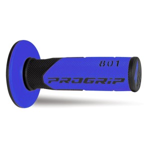 PROGRIP MANETKI PG801 OFF ROAD (22+25MM, DŁ.115MM) KOLOR CZARNY/NIEBIESKI (DWUSKŁADNIKOWE) (801-146) (PG801/10)