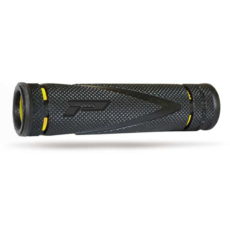 Manetki Progrip PG838 ATV czarno-żółte 22+22mm dł.125mm