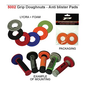 PROGRIP NAKŁADKI NA MANETKI PG5002 KOLOR CZERWONY